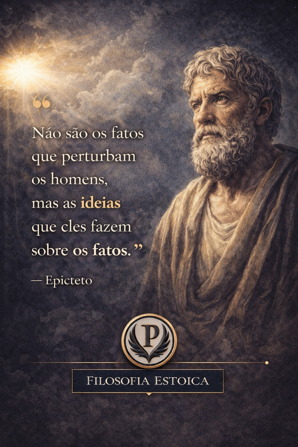 Epicuro: quem não se contenta com pouco não se contentará com nada
