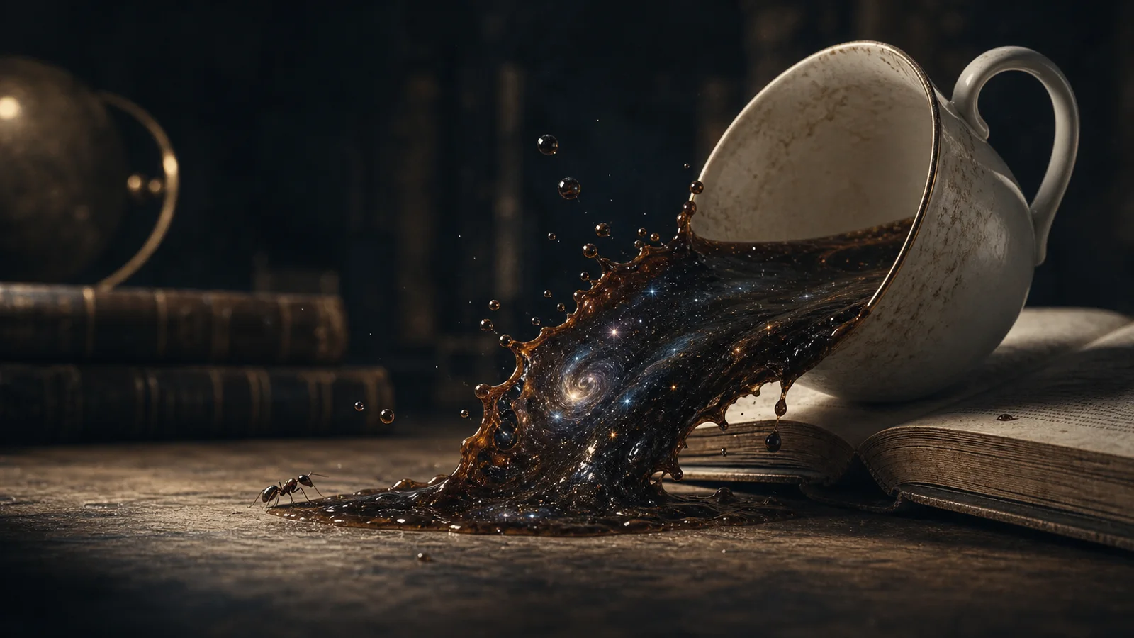E se fôssemos apenas formigas diante do universo?